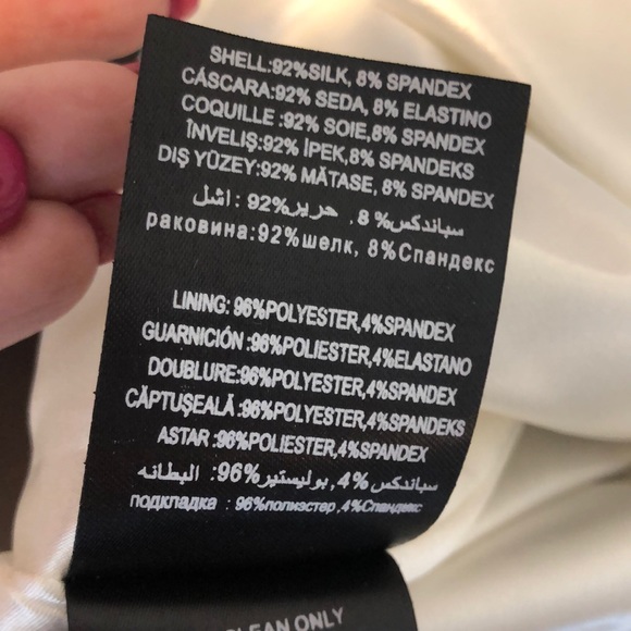 EUC Silk blend Bebe halter top - Picture 6 of 10